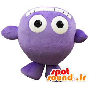 Mascot Sanyo jättiläinen violetti pallo - MASFR26309 - Mascottes Yuru-Chara Japonaises