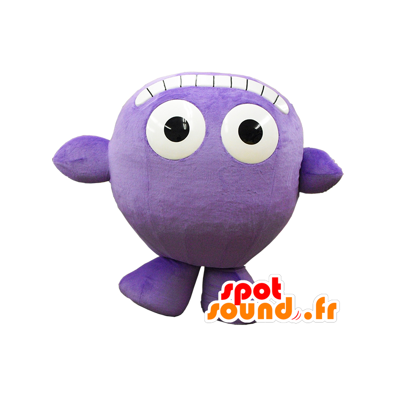 Mascotte de Sanyo, boule violette géante - MASFR26309 - Mascottes Yuru-Chara Japonaises