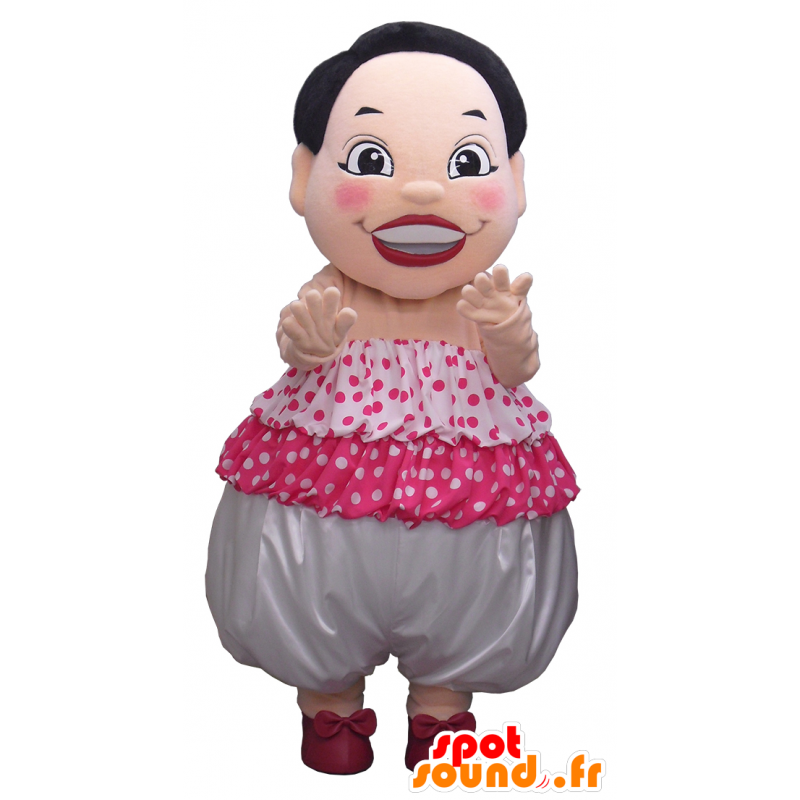 Mascot mujer asiática en el vestido tradicional - MASFR26314 - Yuru-Chara mascotas japonesas