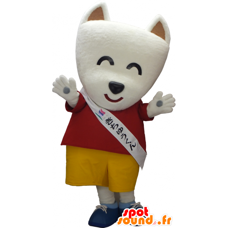 Kichu kun mascot, with yellow shorts and a red T-shirt - MASFR26331 - Yuru-Chara Japanese mascots