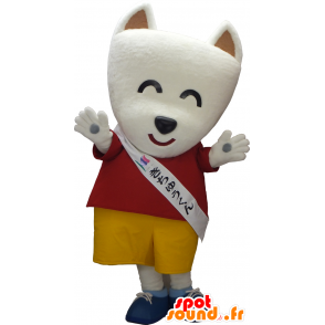 Kichu kun mascot, with yellow shorts and a red T-shirt - MASFR26331 - Yuru-Chara Japanese mascots