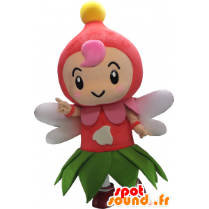 Kororin mascotte, principessa, fata, vestita di rosa - MASFR26333 - Yuru-Chara mascotte giapponese
