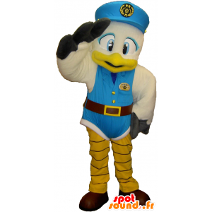 Kohei kun mascot, giant white bird with a blue outfit - MASFR26336 - Yuru-Chara Japanese mascots