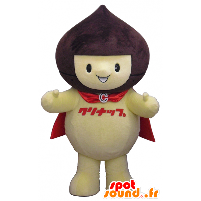 Mascotte orso, orso bruno lottatore che tiene - MASFR26339 - Yuru-Chara mascotte giapponese