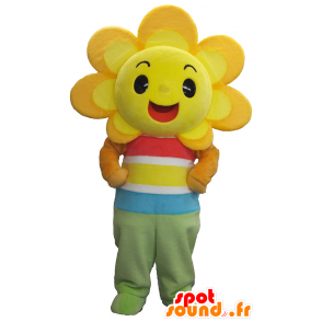 Mascot Miranba kun pukeutunut auringosta värit - MASFR26349 - Mascottes Yuru-Chara Japonaises