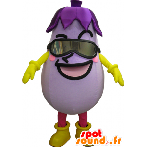 Nasumabitchi mascot, purple eggplant with glasses - MASFR26353 - Yuru-Chara Japanese mascots