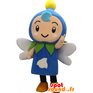 OnoRin mascotte, il principe, libellula, vestita di blu - MASFR26358 - Yuru-Chara mascotte giapponese