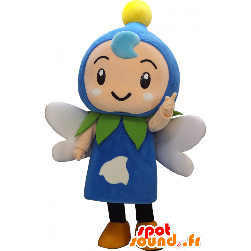 Mascot OnoRin, Prince, libel, gekleed in het blauw - MASFR26358 - Yuru-Chara Japanse Mascottes