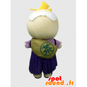 Mr. Torre maskot, hvit mann med et rundt hode - MASFR26371 - Yuru-Chara japanske Mascots