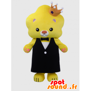 Hareyon kun-Löwe-Maskottchen, mit einer Krone - MASFR26377 - Yuru-Chara japanischen Maskottchen