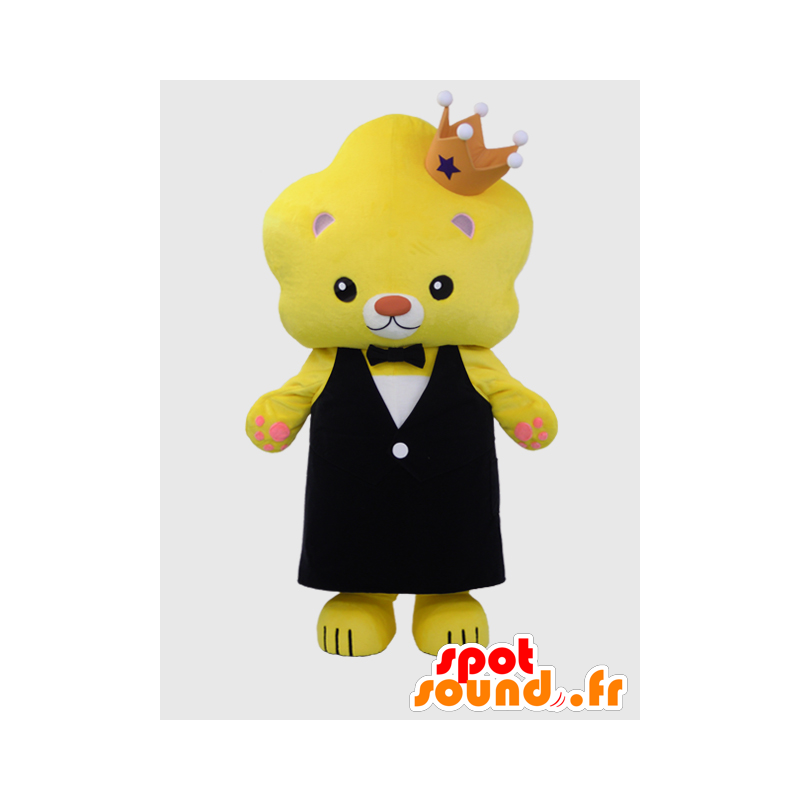 cub Hareyon kun μασκότ, με ένα στέμμα - Ιαπωνικές μασκότ Yuru-Chara - MASFR26377 - SpotSound.fr