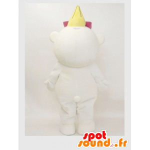 Pudding-chan mascote, rosa e gato branco Akita - MASFR26380 - Yuru-Chara Mascotes japoneses