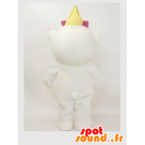Pudding-chan mascot, pink and white cat Akita - MASFR26380 - Yuru-Chara Japanese mascots