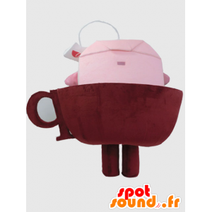 Apureshio mascot, a giant coffee cup - MASFR26381 - Yuru-Chara Japanese mascots