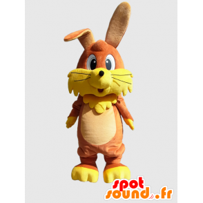 Hokkun mascot, big brown bunny with big ears - MASFR26382 - Yuru-Chara Japanese mascots