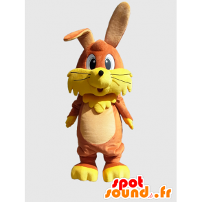 Mascot Hokkun, stor brun bunny med store ører - MASFR26382 - Yuru-Chara japanske Mascots