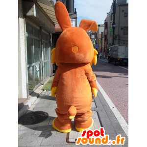 Mascot Hokkun, iso ruskea pupu isot korvat - MASFR26382 - Mascottes Yuru-Chara Japonaises