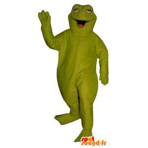 Giant green frog mascot. Frog Costume - MASFR006924 - Mascots frog