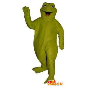 Giant green frog mascot. Frog Costume - MASFR006924 - Mascots frog