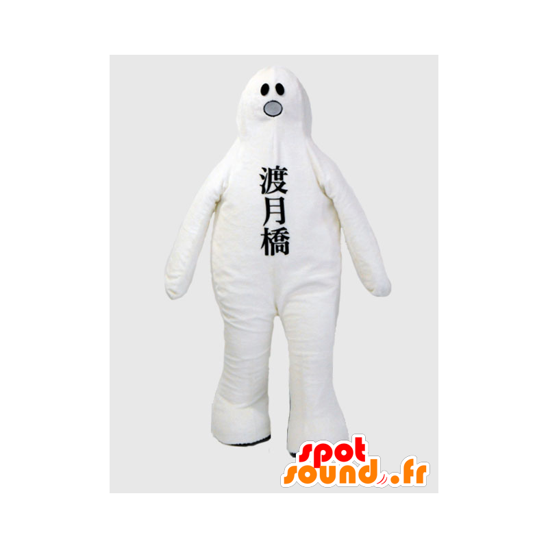 Branca Fantasma da mascote, monstro branco com um saco - MASFR26387 - Yuru-Chara Mascotes japoneses