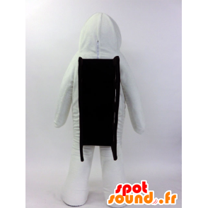 Weißer Geist-Maskottchen, weiß Monster mit einer Tasche - MASFR26387 - Yuru-Chara japanischen Maskottchen