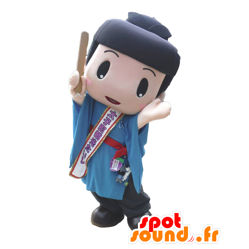 Taishi-kun mascotte, un personaggio con un cappello nero - MASFR26414 - Yuru-Chara mascotte giapponese