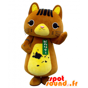 Pikarya mascotte, gatto marrone e gatto, molto carino e di successo - MASFR26418 - Yuru-Chara mascotte giapponese