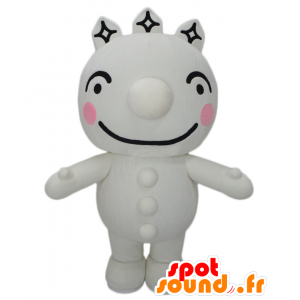 Mascotte de Tokamachi, personnage blanc et noir - MASFR26421 - Mascottes Yuru-Chara Japonaises