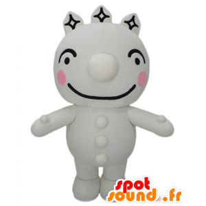 Mascot Tokamachi, caráter branco e preto - MASFR26421 - Yuru-Chara Mascotes japoneses