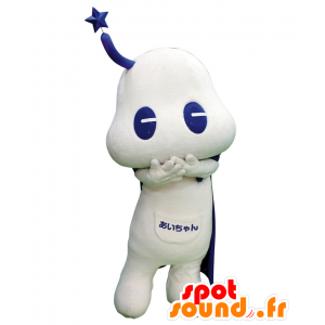 Ai-chan mascot, white man, an antenna asteroid - MASFR26432 - Yuru-Chara Japanese mascots