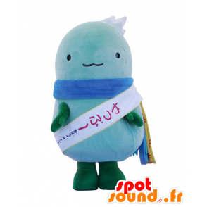 Yappu Maskottchen, blau Obst, Gemüse lächelnd - MASFR26436 - Yuru-Chara japanischen Maskottchen