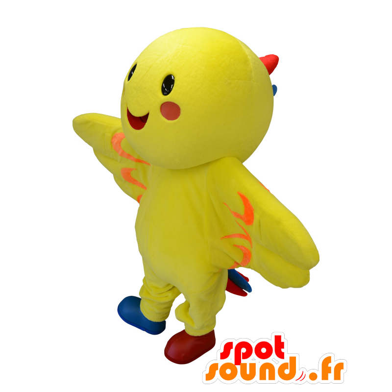 Mascot Habatan gigante pájaro amarillo - MASFR26443 - Yuru-Chara mascotas japonesas