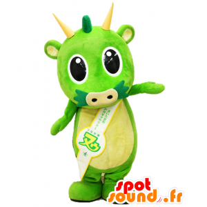 Isuzu mascotte, drago verde e giallo Minuma - MASFR26447 - Yuru-Chara mascotte giapponese