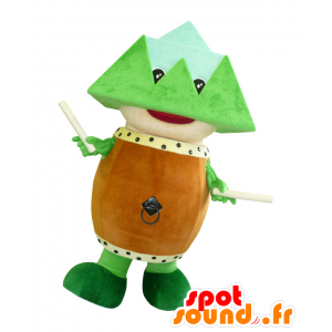 Mascot Μ Boucau, με το διαμορφωμένο σώμα τυμπάνου - MASFR26448 - Yuru-Χαρά ιαπωνική Μασκότ