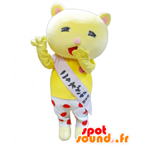 Mascot Nyahho, kleine gele kat Osaka Stad - MASFR26451 - Yuru-Chara Japanse Mascottes
