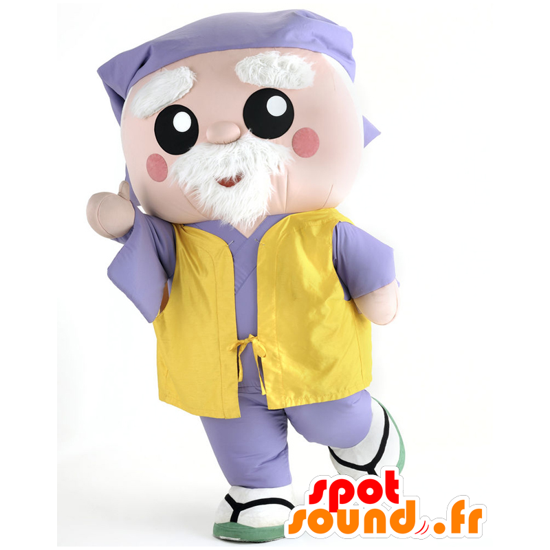 Mascotte-Hustle Komon, oude Japanse man, Ibaraki - MASFR26463 - Yuru-Chara Japanse Mascottes