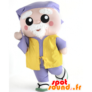 Mascot-Hustle Komon, homem japonês velho, Ibaraki - MASFR26463 - Yuru-Chara Mascotes japoneses