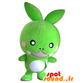 Sasadangon mascot, green monster, fluffy, funny and hairy - MASFR26473 - Yuru-Chara Japanese mascots