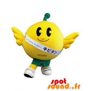 Kibitan mascotte, sinaasappel, mandarijn reus - MASFR26478 - Yuru-Chara Japanse Mascottes