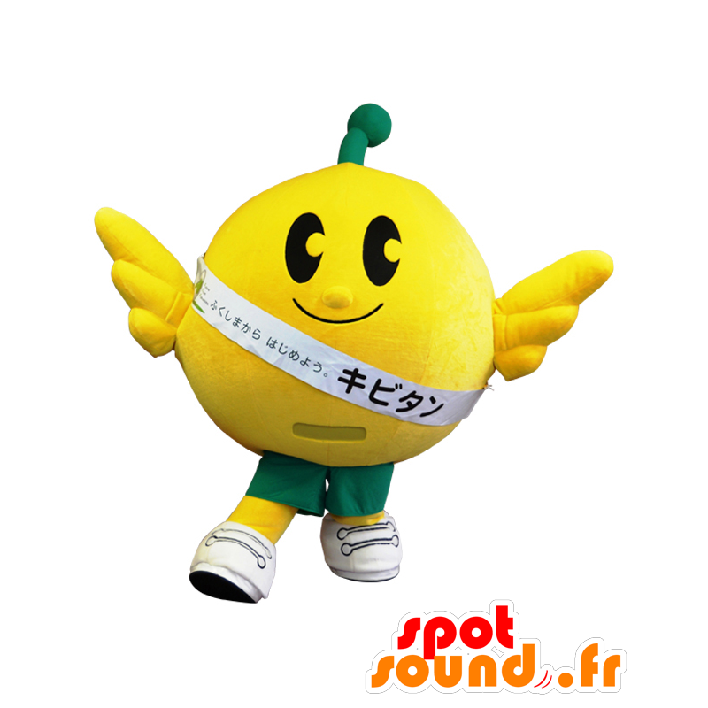 Mascota Kibitan, naranja, mandarina gigante en Yuru-Chara mascotas  japonesas Cambio de color Sin cambio Tamaño L (180-190 cm) Croquis antes de  fabricar (2D) No ¿Con la ropa? (si está presente en la