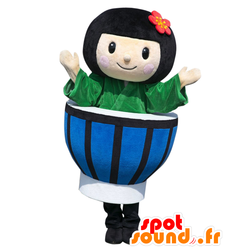 Mascot Aichi man cilindrische komvormige - MASFR26486 - Yuru-Chara Japanse Mascottes