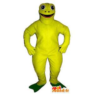 Fluorescent grüne Frosch-Maskottchen - Anpassbare Kostüm - MASFR006936 - Maskottchen-Frosch