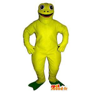 Fluorescente mascota de la rana verde - Personalizable vestuario - MASFR006936 - Rana de mascotas