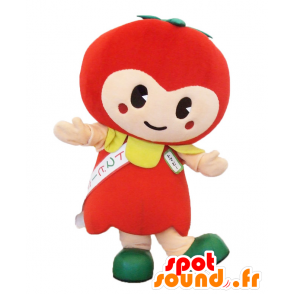 Mascota Tomapi, rojo y tomate verde, gigante - MASFR26502 - Yuru-Chara mascotas japonesas