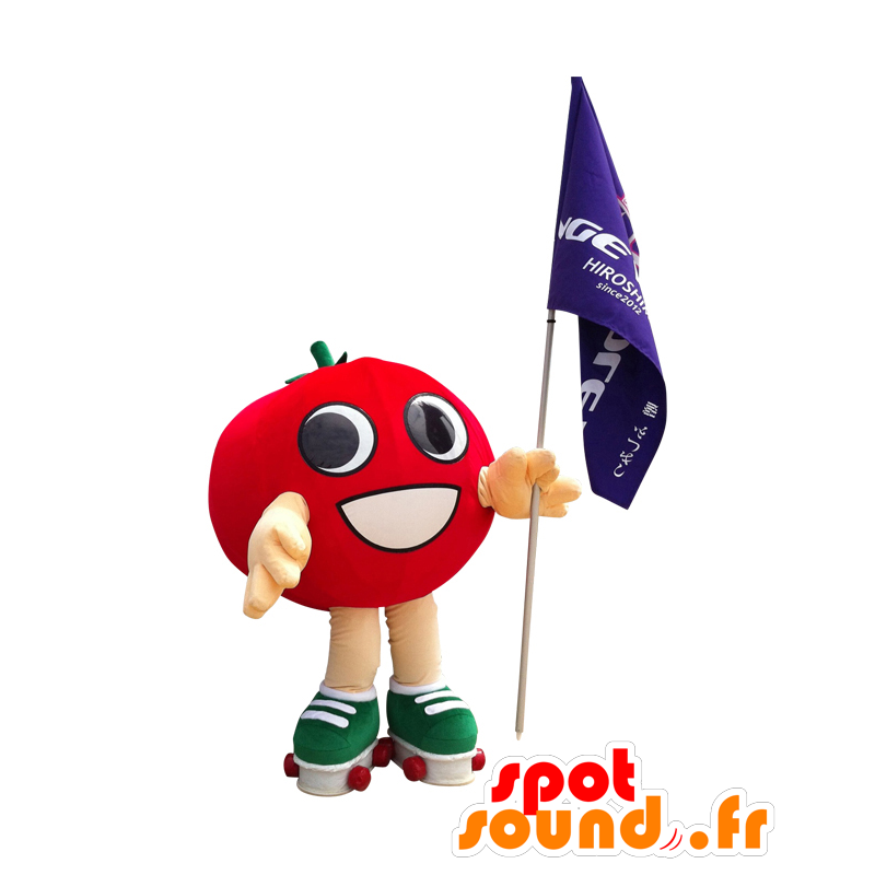 Tomate mascota roja, un gigante en el patinaje - MASFR26507 - Yuru-Chara mascotas japonesas