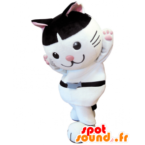 Nyajirou mascot, black and white cat, cute and original - MASFR26508 - Yuru-Chara Japanese mascots