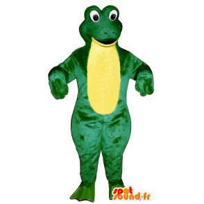Mascot obří žába, zelené a žluté - MASFR006939 - žába maskot