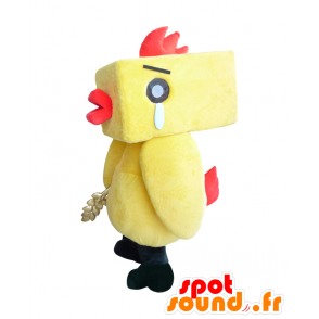 Ebechun mascotte, giallo e rosso gallo pianto - MASFR26529 - Yuru-Chara mascotte giapponese