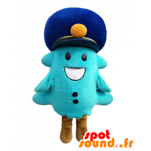 Mascot Morley, weißen und blauen Baum, Riesen - MASFR26531 - Yuru-Chara japanischen Maskottchen