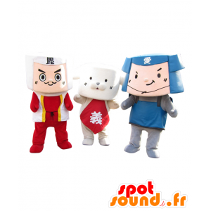 Mascottes Pikatan om Serorin en Yuppie, heel schattig - MASFR26532 - Yuru-Chara Japanse Mascottes